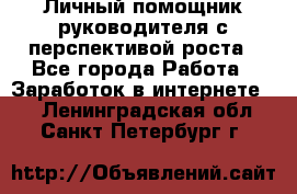 Личный помощник руководителя с перспективой роста - Все города Работа » Заработок в интернете   . Ленинградская обл.,Санкт-Петербург г.